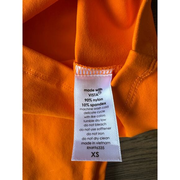 Susana Monaco Essential Strapless Tube Top Popsicle Orange XS NWT - Picture 5 of 10